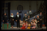 Entire cast in a scene from a touring company of the musical "Annie."