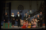 Entire cast in a scene from a touring company of the musical "Annie."