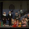 Entire cast in a scene from a touring company of the musical "Annie."