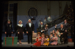 Entire cast in a scene from a touring company of the musical "Annie."