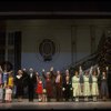 Entire cast in a scene from a touring company of the musical "Annie."