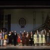 Entire cast in a scene from a touring company of the musical "Annie."