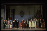 Entire cast in a scene from a touring company of the musical "Annie."