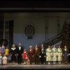 Entire cast in a scene from a touring company of the musical "Annie."