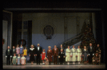 Entire cast in a scene from a touring company of the musical "Annie."