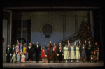 Entire cast in a scene from a touring company of the musical "Annie."