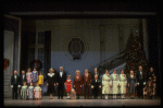 Entire cast in a scene from a touring company of the musical "Annie."