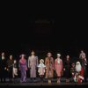 Entire cast in a scene from a touring company of the musical "Annie."