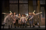 Orphans in a scene from a touring company of the musical "Annie." (Boston)