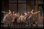 Orphans in a scene from a touring company of the musical "Annie." (Boston)