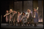 Orphans in a scene from a touring company of the musical "Annie." (Boston)