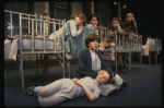 Louanne as Annie w. orphans in a scene from a touring company of the musical "Annie." (Boston)