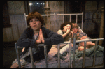 Louanne as Annie w. orphans in a scene from a touring company of the musical "Annie." (Boston)