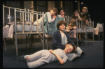 Louanne as Annie w. orphans in a scene from a touring company of the musical "Annie." (Boston)