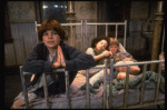 Louanne as Annie w. orphans in a scene from a touring company of the musical "Annie." (Boston)