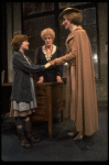 Ruth Kobart as Miss Hannigan, Louanne as Annie and Martha Whitehead as Grace in a scene from a touring company of the musical "Annie." (Boston)