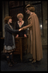 Ruth Kobart as Miss Hannigan, Louanne as Annie and Martha Whitehead as Grace in a scene from a touring company of the musical "Annie." (Boston)