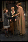 Ruth Kobart as Miss Hannigan, Louanne as Annie and Martha Whitehead as Grace in a scene from a touring company of the musical "Annie." (Boston)