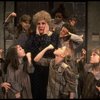 Ruth Kobart as Miss Hannigan w. orphans in a scene from a touring company of the musical "Annie." (Boston)