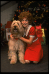 Louanne as Annie w. Sandy in a scene from a touring company of the musical "Annie." (Boston)