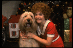 Louanne as Annie w. Sandy in a scene from a touring company of the musical "Annie." (Boston)