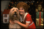 Louanne as Annie w. Sandy in a scene from a touring company of the musical "Annie." (Boston)