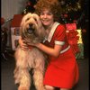 Louanne as Annie w. Sandy in a scene from a touring company of the musical "Annie." (Boston)