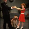 Norwood Smith as Daddy Warbucks and Louanne as Annie w. Sandy in a scene from a touring company of the musical "Annie." (Boston)