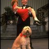 Norwood Smith as Daddy Warbucks and Louanne as Annie w. Sandy in a scene from a touring company of the musical "Annie." (Boston)