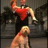 Norwood Smith as Daddy Warbucks and Louanne as Annie w. Sandy in a scene from a touring company of the musical "Annie." (Boston)