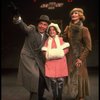Martha Whitehead as Grace, Louanne as Annie and Norwood Smith as Daddy Warbucks in a scene from a touring company of the musical "Annie." (Boston)