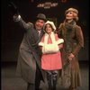 Martha Whitehead as Grace, Louanne as Annie and Norwood Smith as Daddy Warbucks in a scene from a touring company of the musical "Annie." (Boston)