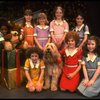 Louanne as Annie w. orphans and Sandy in a scene from a touring company of the musical "Annie." (Boston)