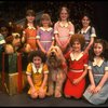 Louanne as Annie w. orphans and Sandy in a scene from a touring company of the musical "Annie." (Boston)