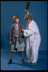 Marcia Lewis as Miss Hannigan and Allison Smith as Annie in a scene from the Broadway production of the musical "Annie." (New York)