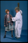 Marcia Lewis as Miss Hannigan and Allison Smith as Annie in a scene from the Broadway production of the musical "Annie." (New York)