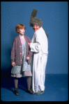 Marcia Lewis as Miss Hannigan and Allison Smith as Annie in a scene from the Broadway production of the musical "Annie." (New York)