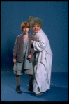 Marcia Lewis as Miss Hannigan and Allison Smith as Annie in a scene from the Broadway production of the musical "Annie." (New York)