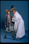 Marcia Lewis as Miss Hannigan and Allison Smith as Annie in a scene from the Broadway production of the musical "Annie." (New York)