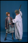 Marcia Lewis as Miss Hannigan and Allison Smith as Annie in a scene from the Broadway production of the musical "Annie." (New York)