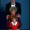 Marcia Lewis as Miss Hannigan, Allison Smith as Annie and Harve Presnell as Daddy Warbucks from the Broadway production of the musical "Annie." (New York)
