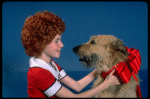 Allison Smith as Annie w. Sandy in a scene from the Broadway production of the musical "Annie." (New York)