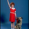 Allison Smith as Annie w. Sandy in a scene from the Broadway production of the musical "Annie." (New York)