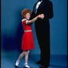 Allison Smith as Annie and Harve Presnell as Daddy Warbucks in a scene from the Broadway production of the musical "Annie." (New York)