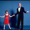 Allison Smith as Annie and Harve Presnell as Daddy Warbucks in a scene from the Broadway production of the musical "Annie." (New York)