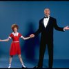 Allison Smith as Annie and Harve Presnell as Daddy Warbucks in a scene from the Broadway production of the musical "Annie." (New York)