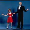 Allison Smith as Annie and Harve Presnell as Daddy Warbucks in a scene from the Broadway production of the musical "Annie." (New York)