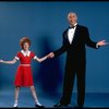 Allison Smith as Annie and Harve Presnell as Daddy Warbucks in a scene from the Broadway production of the musical "Annie." (New York)