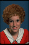 Mollie Hall as Annie in a scene from a touring company of the musical "Annie."