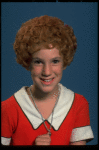 Mollie Hall as Annie in a scene from a touring company of the musical "Annie."